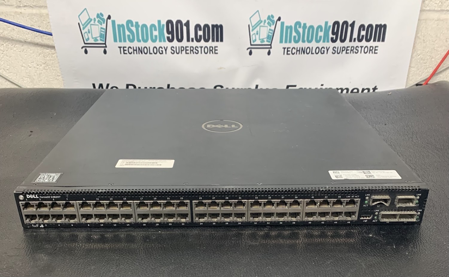 Dell Force10 S4820T 48-Port 10G-RJ45 4xQSFP 40G-QSFP Switch Read Desc