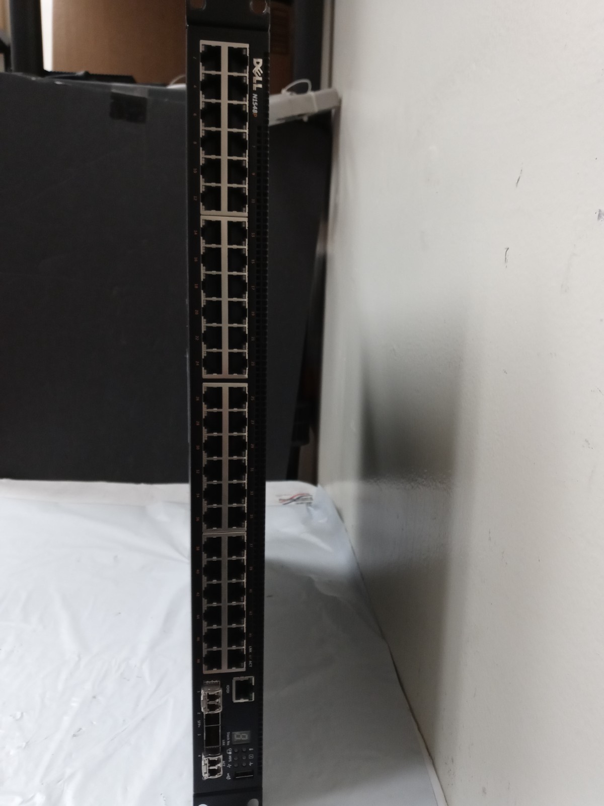 Dell N1548P 48-Port Switch 1GbE RJ45 PoE+, 4x10GbE SFP+ W/Power Cord