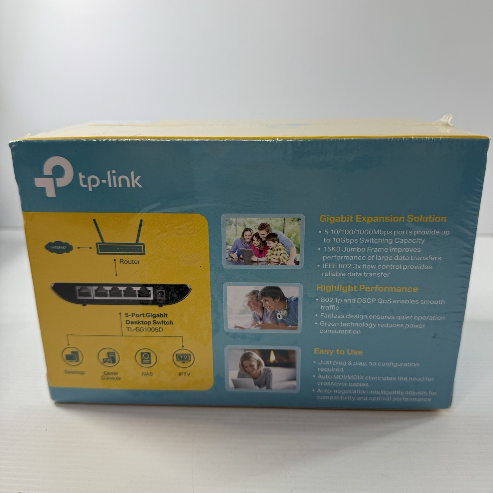 TP-Link TL-SG1005D 5 Port Unmanaged Gigabit Network Switch (TL-SG1005D)