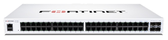 Fortinet FortiSwitch 148F (48x 1G RJ45 and 4x 10G/1G SFP+/SFP ports)