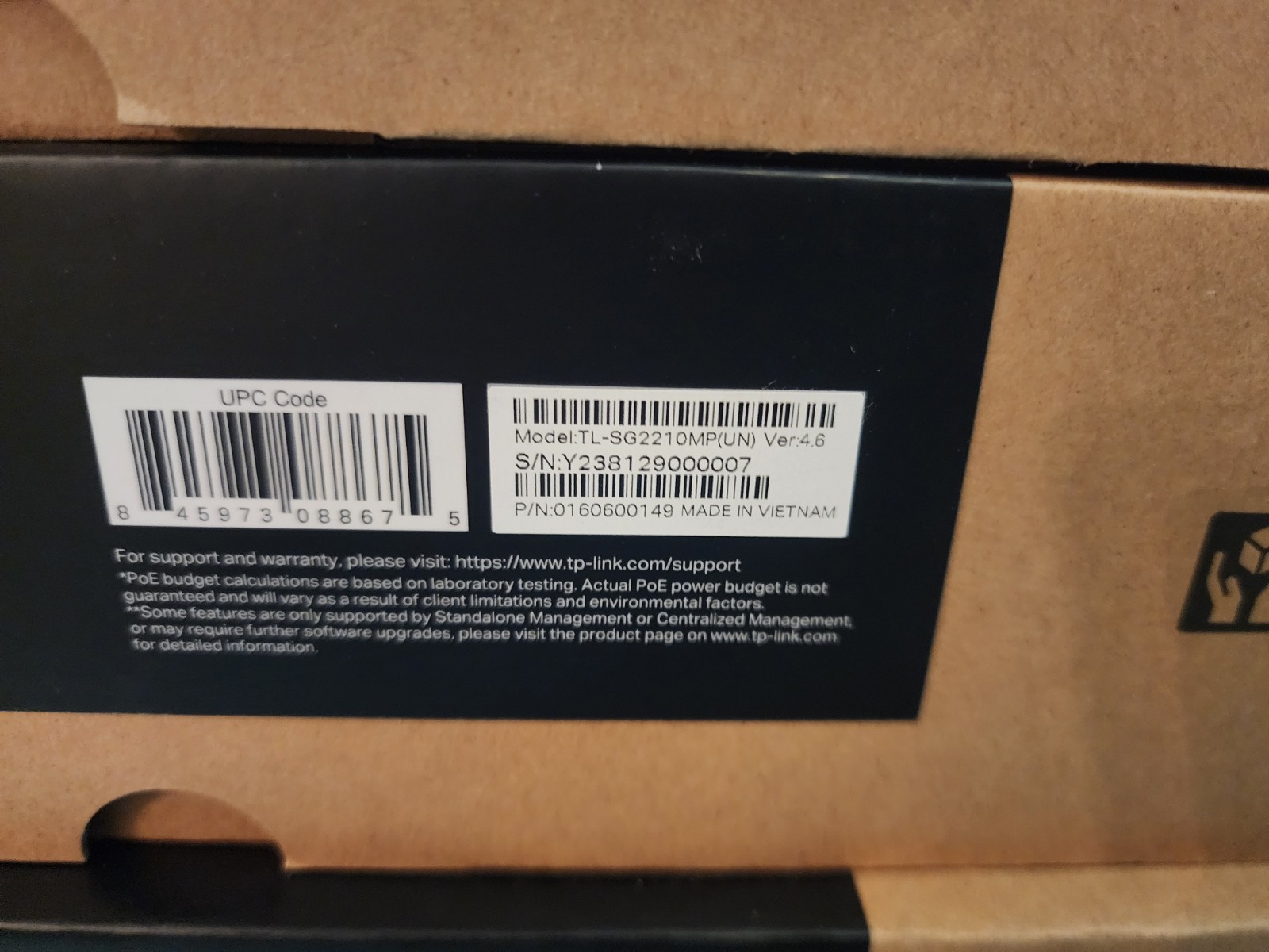 TP-LINK TL-SG2210MP JetStream 10-Port Gigabit Smart Switch with 8-Port PoE+