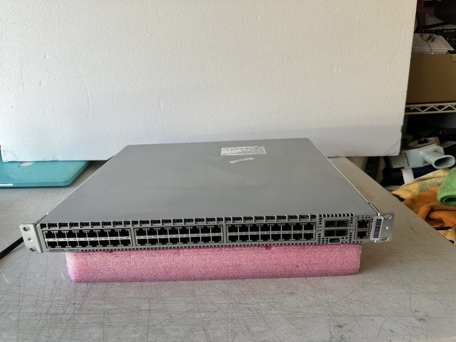 Arista DCS-7050T-52-48-Port RJ45 4x SFP+ Switch Dual AC-PSU –