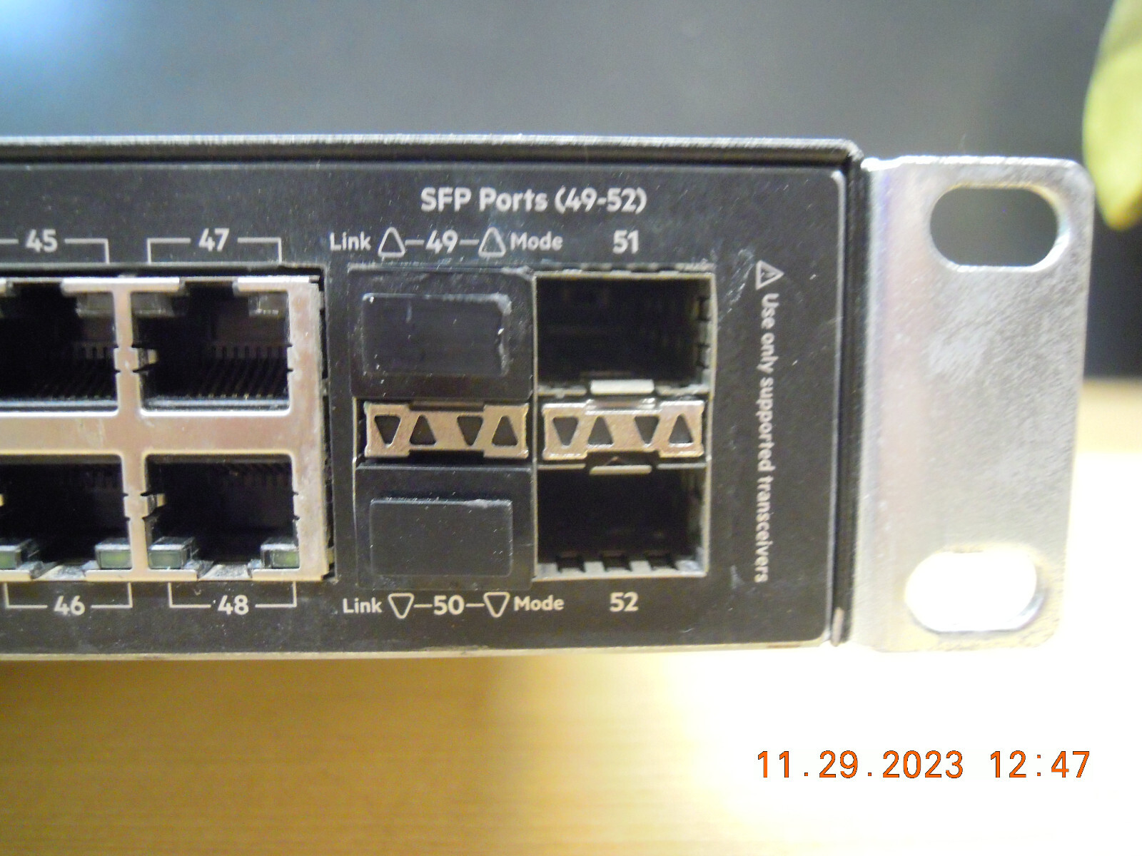 J9772A Aruba 2530-48G-PoE+ 48-Ports 10/100/1000 PoE+ & 4 x 1G SFP Switch #S493
