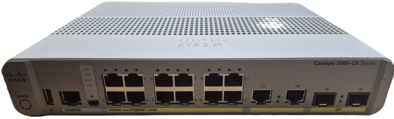 Cisco Catalyst WS-C3560CX-12PC-S 12-Port Gigabit Ethernet Switch