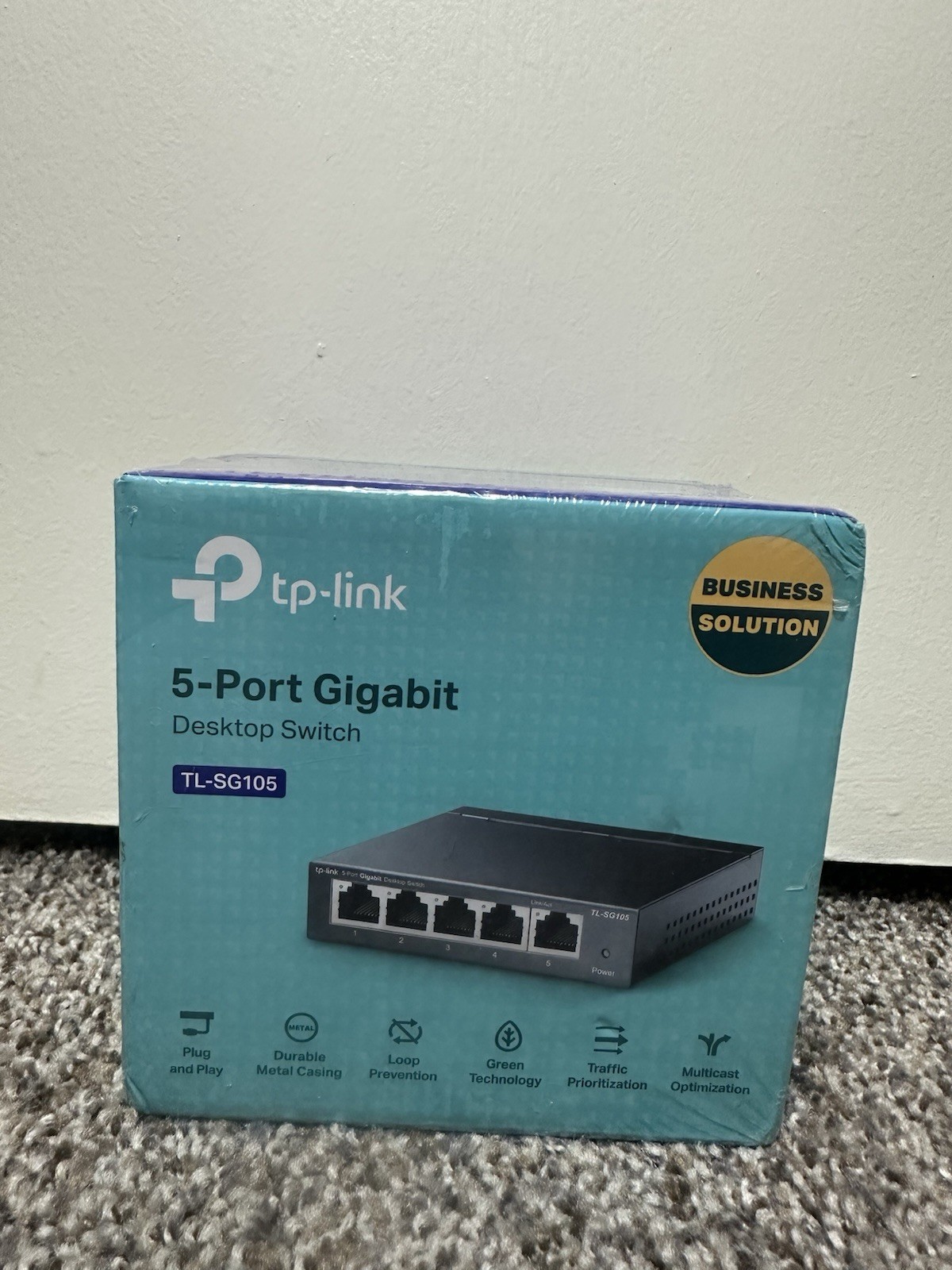 TP-Link TL-SG105E 5-Port Gigabit Easy Smart Switch (UN) – NEW