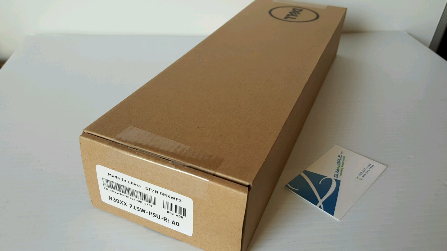 NEW SEALED Dell Power Supply MXWP3 Networking N3024P 715W AC N30XX 715W-PSU-R