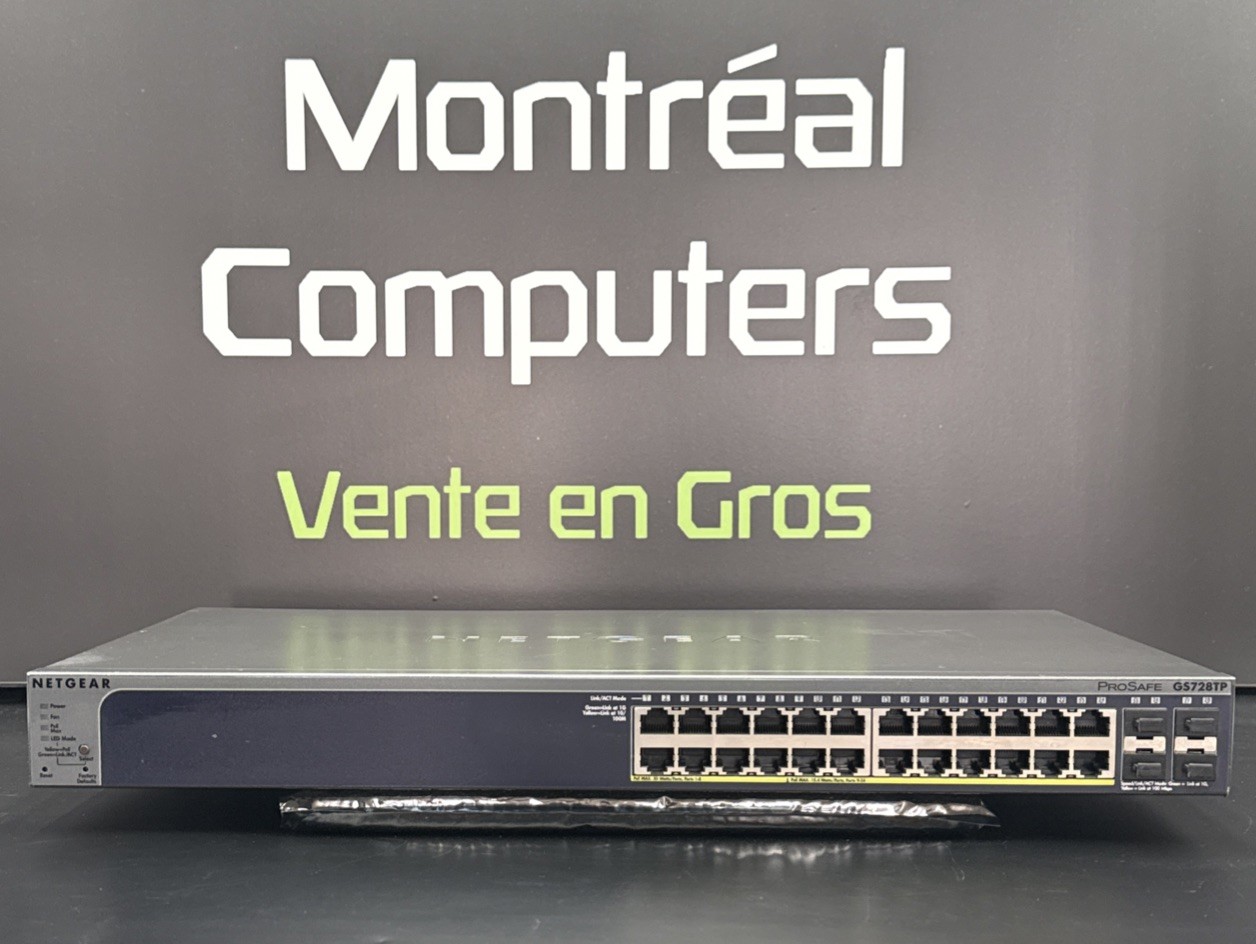 NETGEAR ProSafe GS728TP 24-port Gigabit 4-port SFP Managed Switch