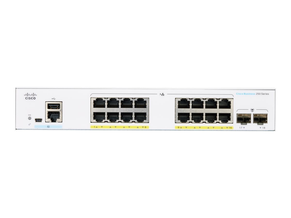 Cisco CBS250-16P-2G-NA Switch II price incl VAT 3 yr warranty* B2B