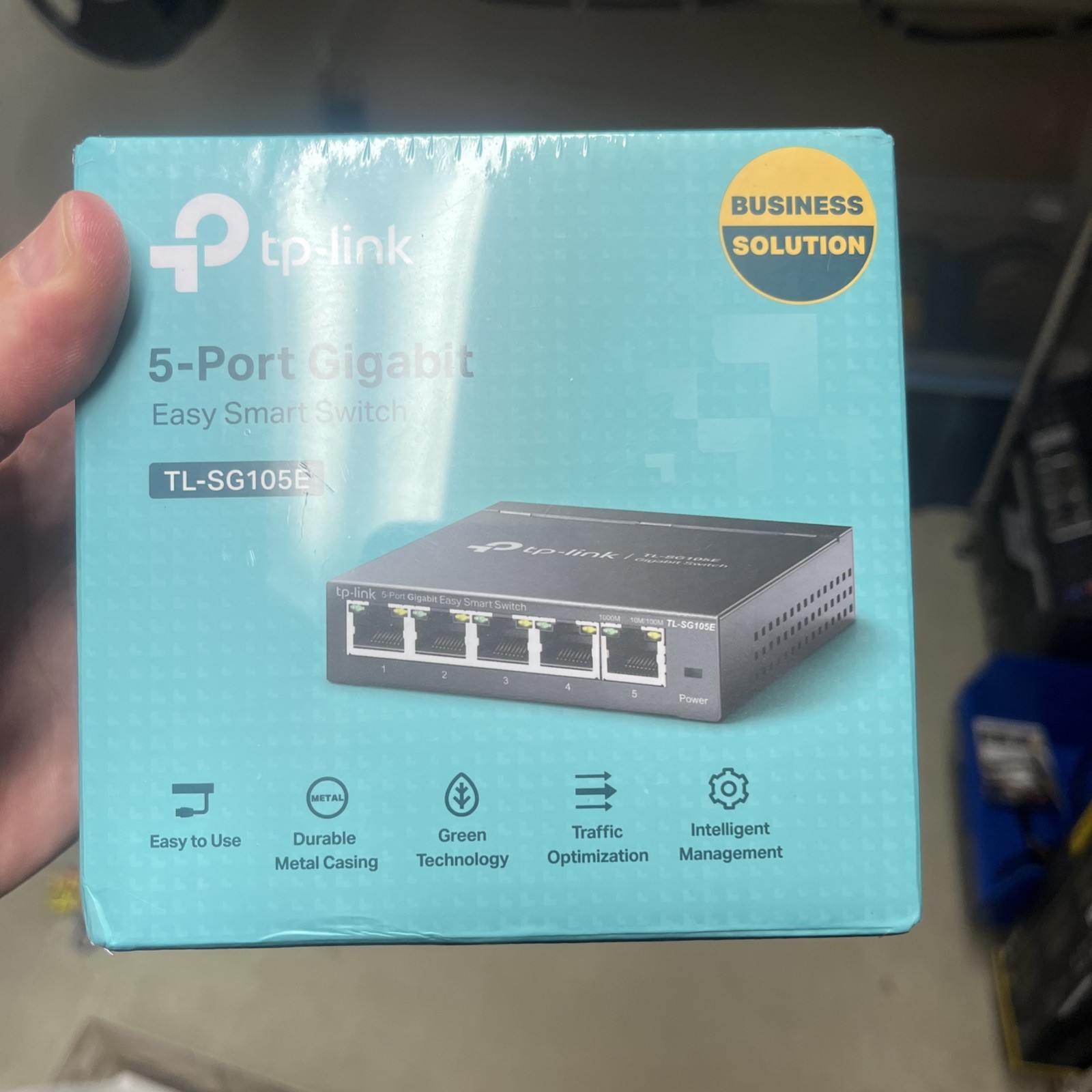 TP-Link TL-SG105 5 Port Gigabit Unmanaged Ethernet Switch Network Hub New