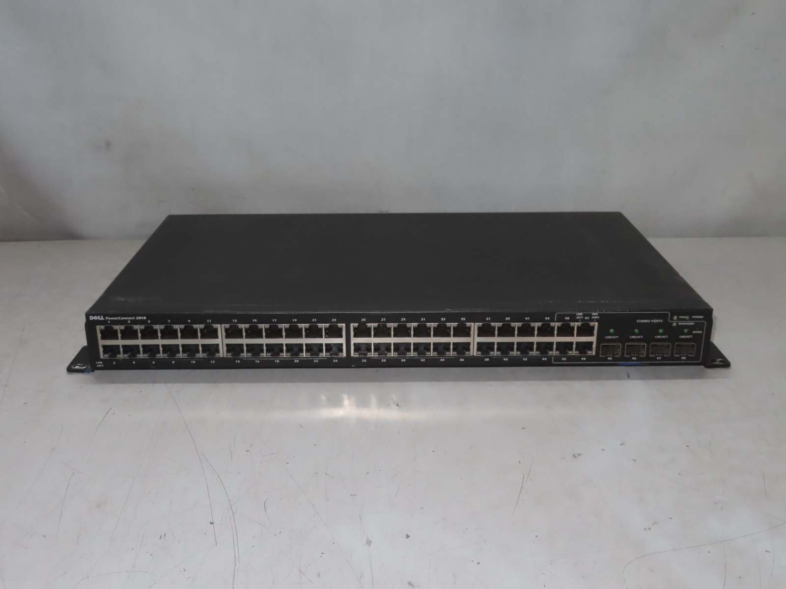 Dell PowerConnect 2848 48-Port Gigabit Managed Ethernet Switch w/ Rack Ears