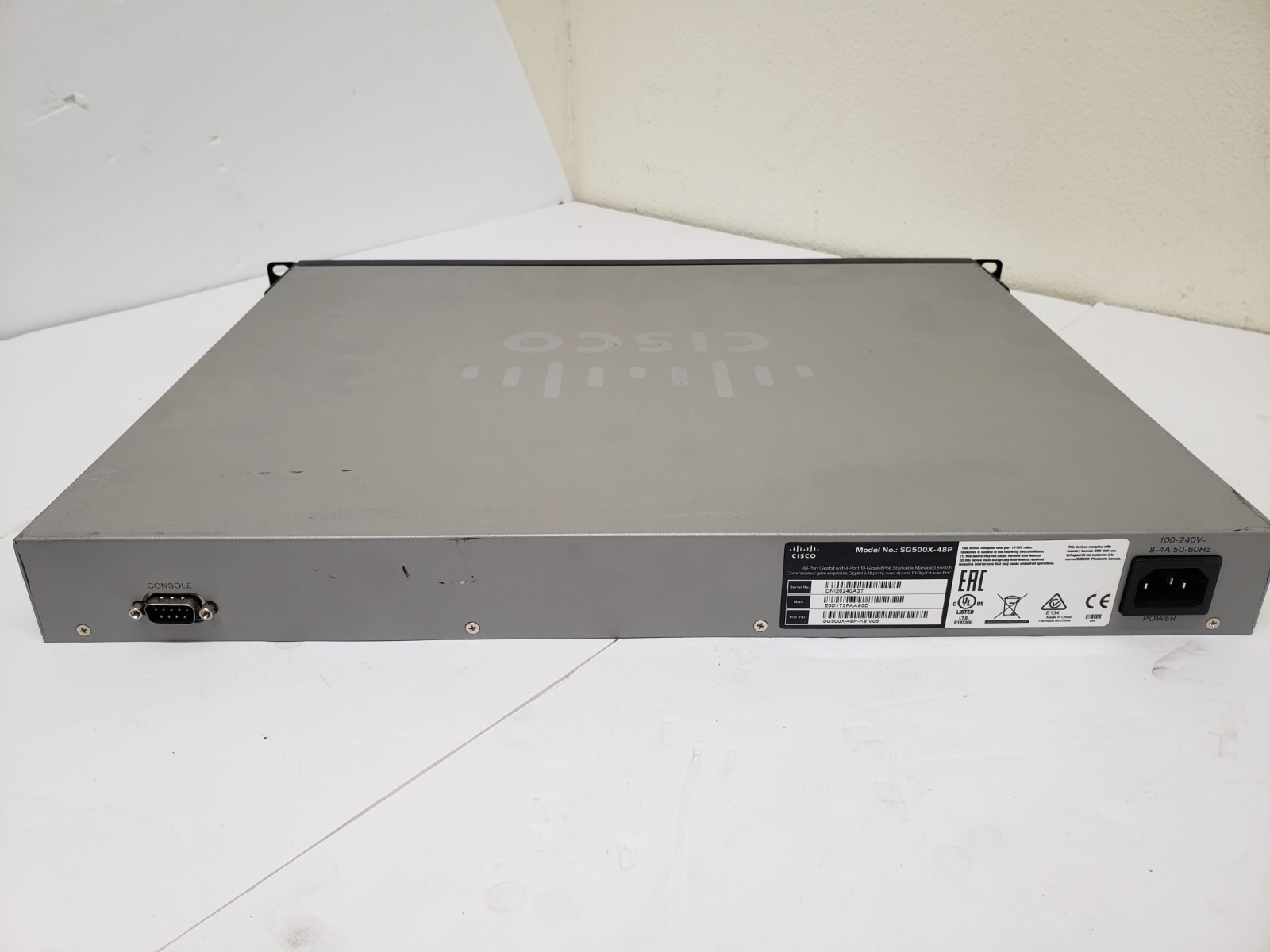 Cisco SG500X-48 48-Port Gigabit With 4-port 10-Gb PoE Stackable Managed Switch
