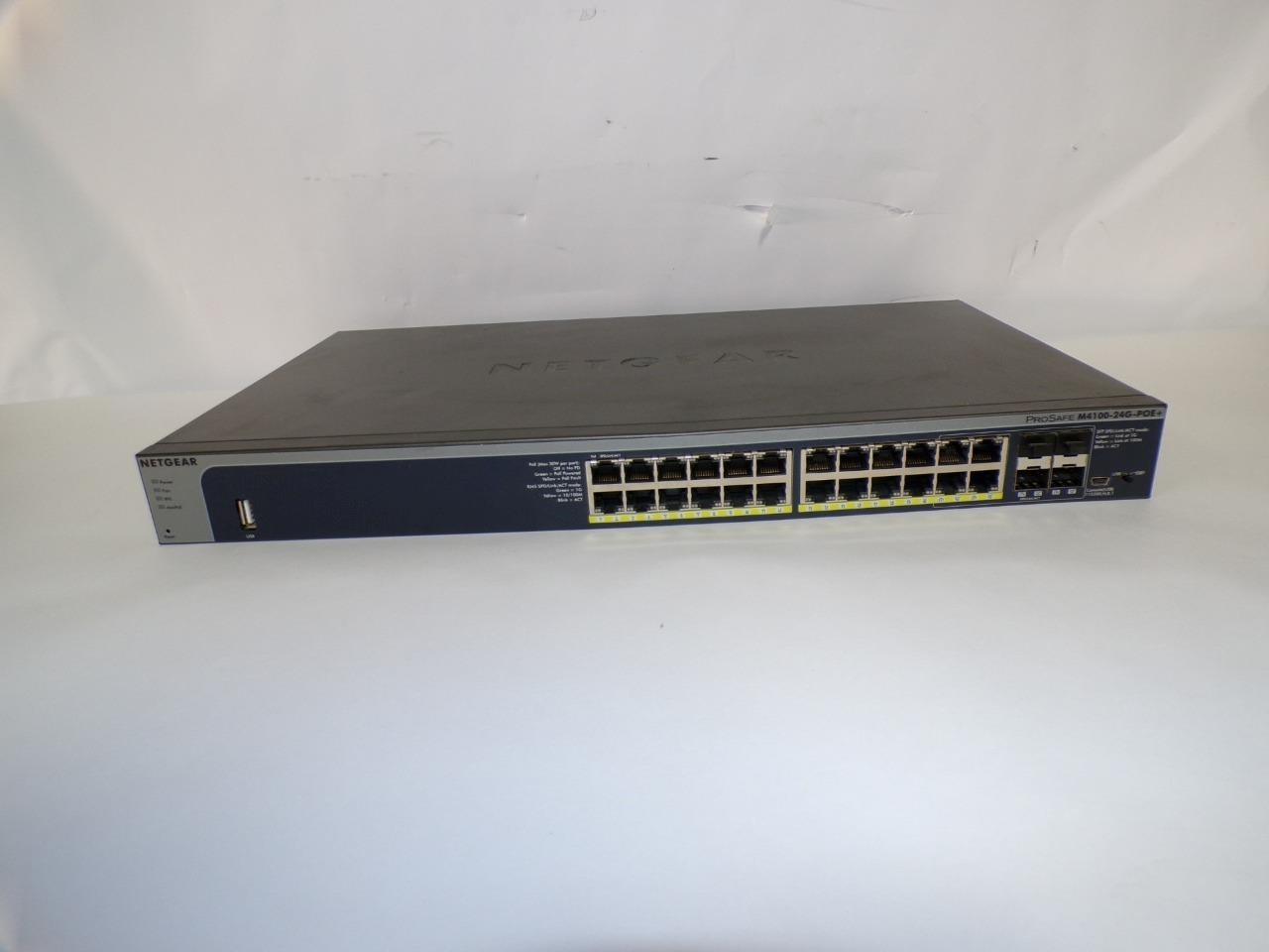 NETGEAR GSM7224P ProSafe 24-Port Gigabit L2+ PoE+ Managed Switch (B4477)