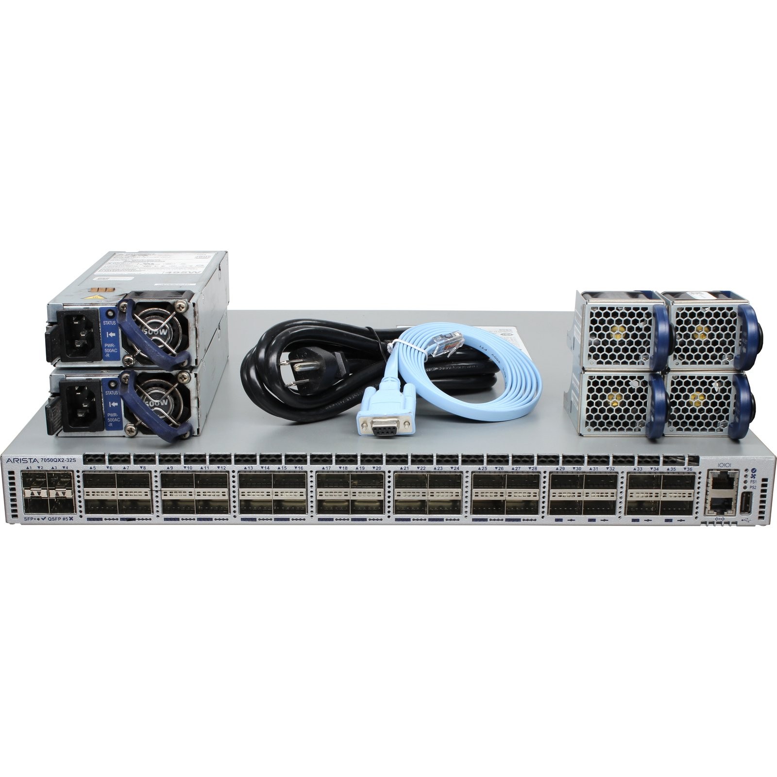Arista DCS-7050QX2-32S-R 32P 40GbE QSFP+ 4P 10GbE SFP+ RA Switch