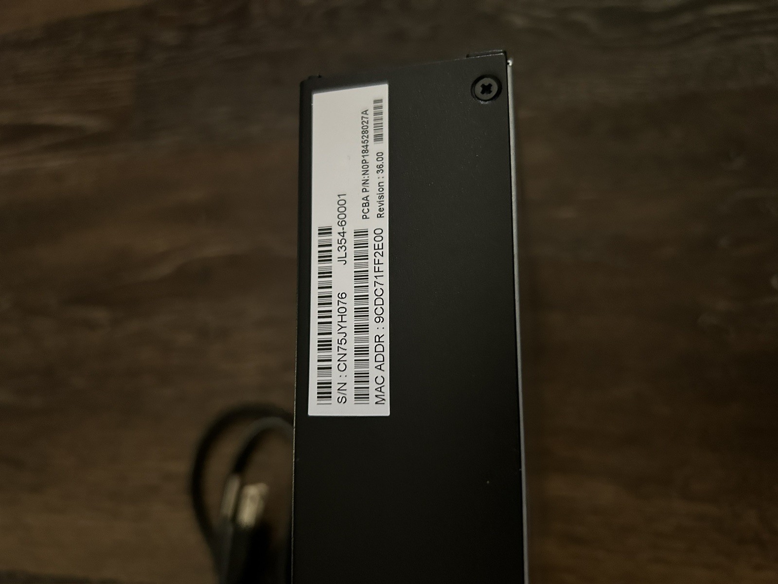 HP Aruba JL354A 2540 24G 4SFP+ 24-Port Gigabit Switch