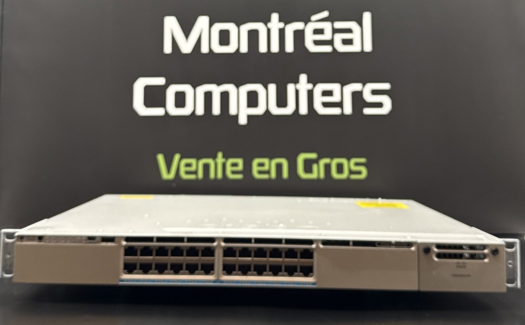 Cisco WS-C3850-24XU-E 24x 1/2.5/5/10Gb/s mGig UPOE Network Switch/w 1x PSU