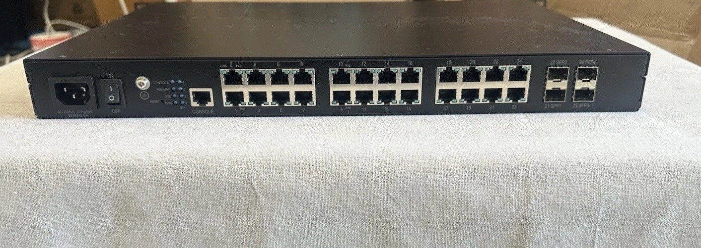 Pakedge Device & Sofware Inc. SX-24P16 24-Port Managed PoE Switch