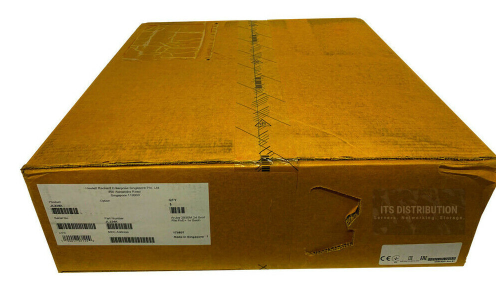 JL324A I Brand New Sealed HPE Aruba 2930M 24 HPE Smart Rate PoE+ 1-Slot Switch