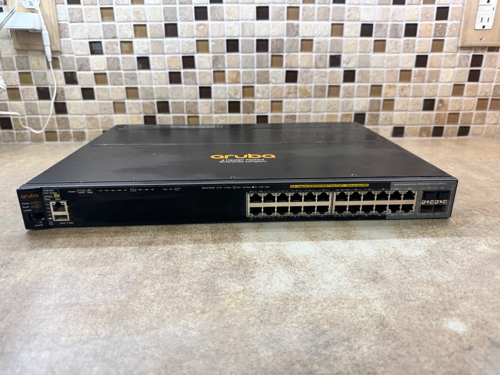 HPE Aruba 2920-24G PoE+ Port Gigabit Ethernet Managed Network Switch J9727A