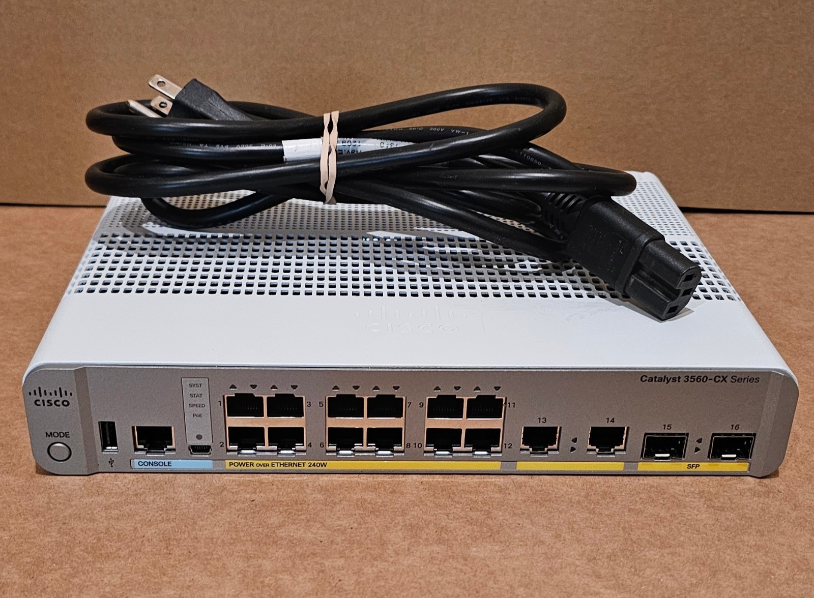 Cisco Catalyst WS-C3560CX-12PC-S Port POE Switch