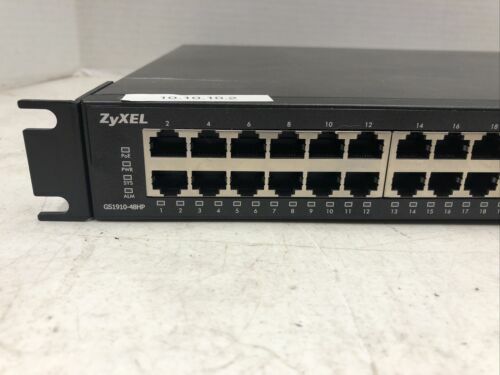 ZyXEL (GS1910-48HP) 48-Ports Plug-in Module Ethernet Switch
