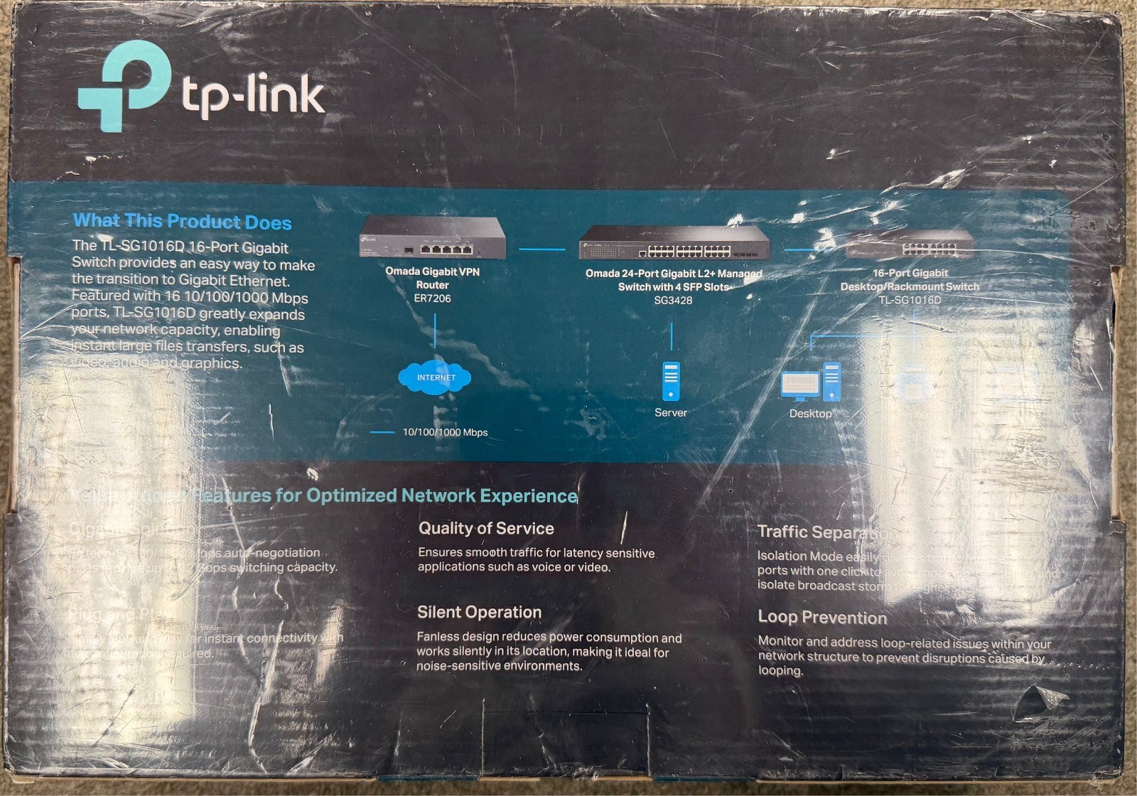 TP-Link TL-SG1016D 16-Port Gigabit Easy Switch