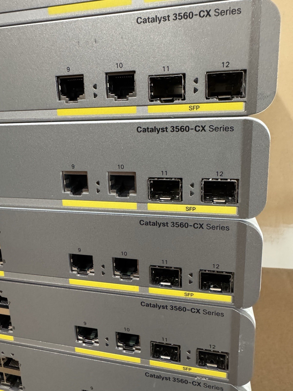 Cisco Catalyst WS-C3560CX-8PC-S Managed Switch 8 PoE+ Port | Quantity Available