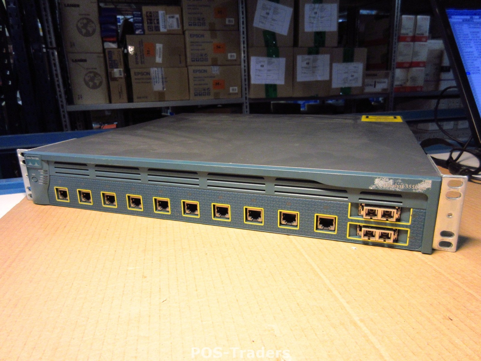 Cisco Catalyst WS-C3550-12T 10-Port External Switch Managed 1Gbps Full Duplex