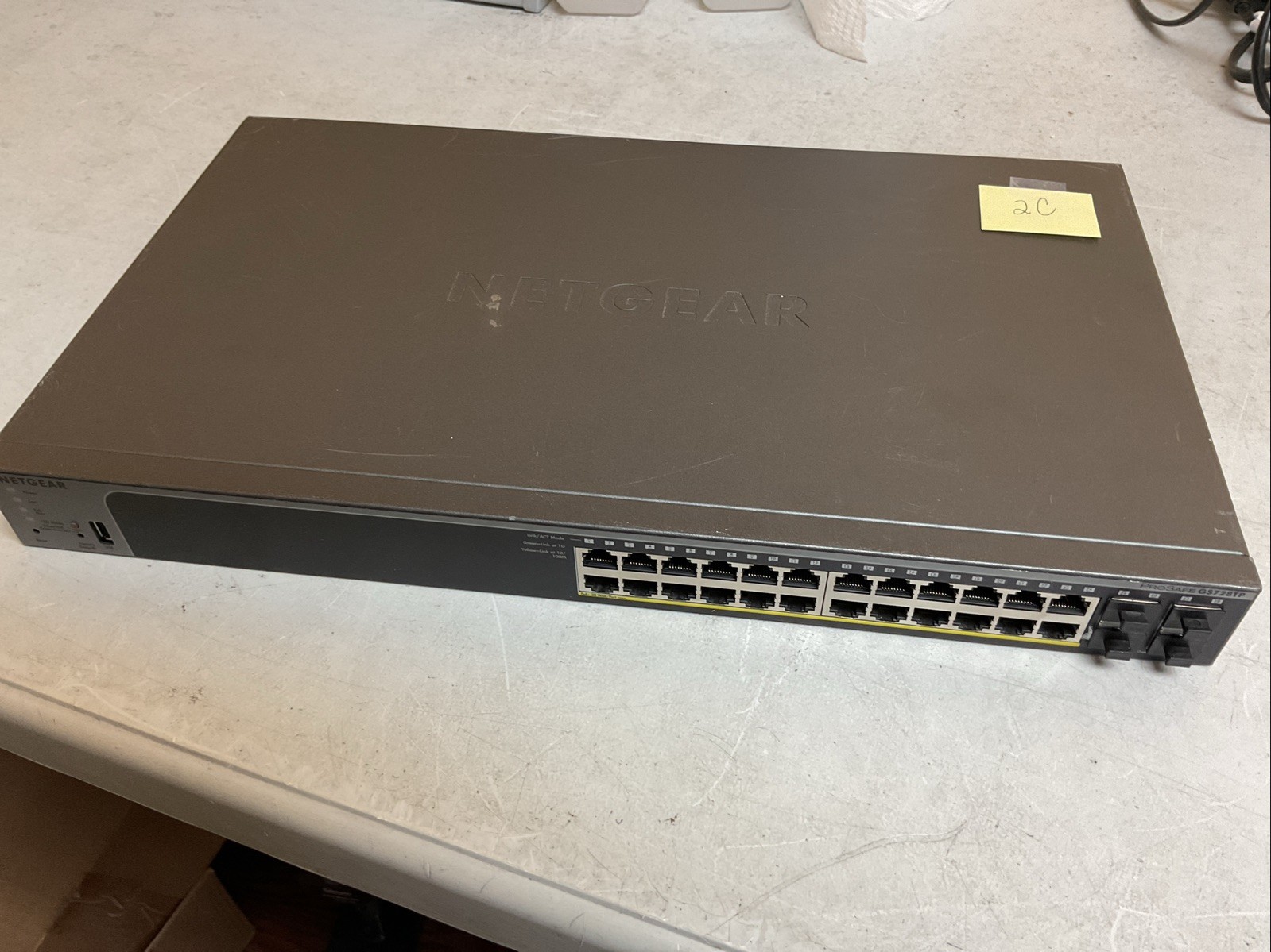 NETGEAR GS728TP-200NAS Smart Managed Pro PoE Switch *See Description
