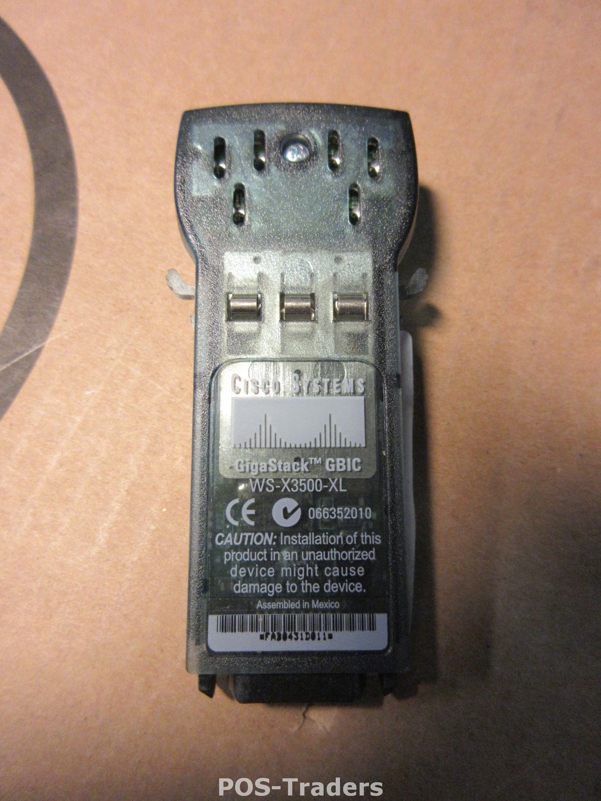 CISCO WS-X3500-XL GigaStack GBIC Ethernet Half Full Duplex 2Gbps SFP Transceiver