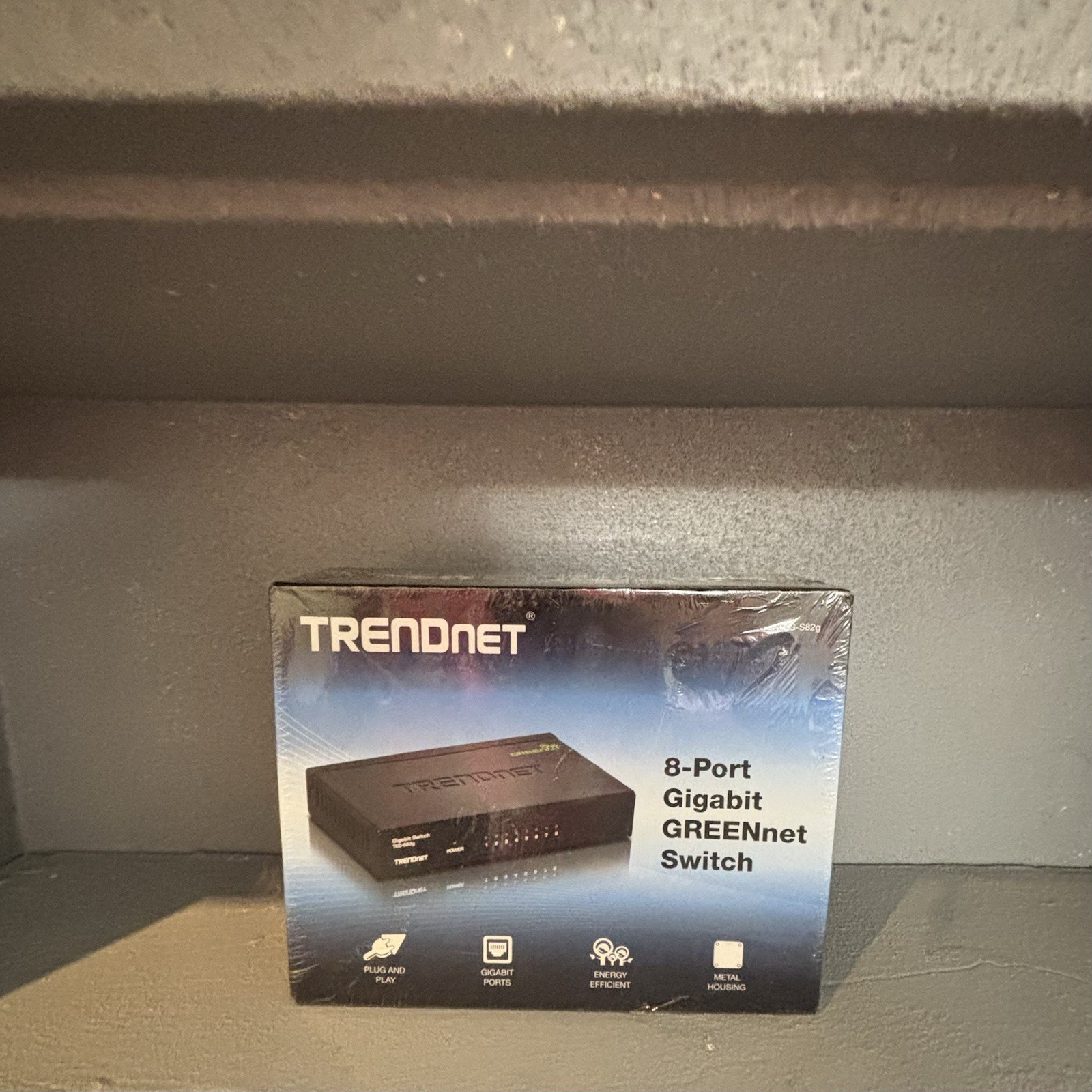 TRENDNET TEG-S82G 8 LAN Port Gigabit GreenNet New Factory Sealed Network Switch