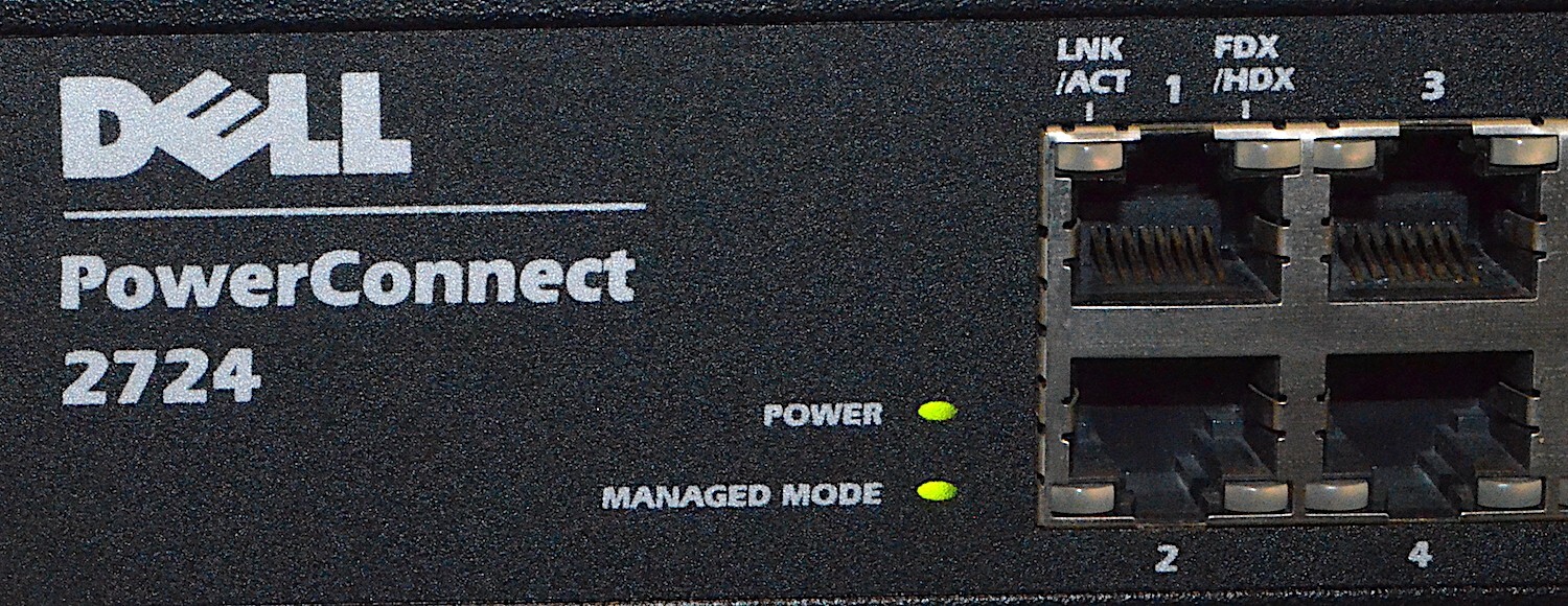 Dell PowerConnect 2724 24 Port, 10/100/1000 Managed Switch *Used* 0TJ689