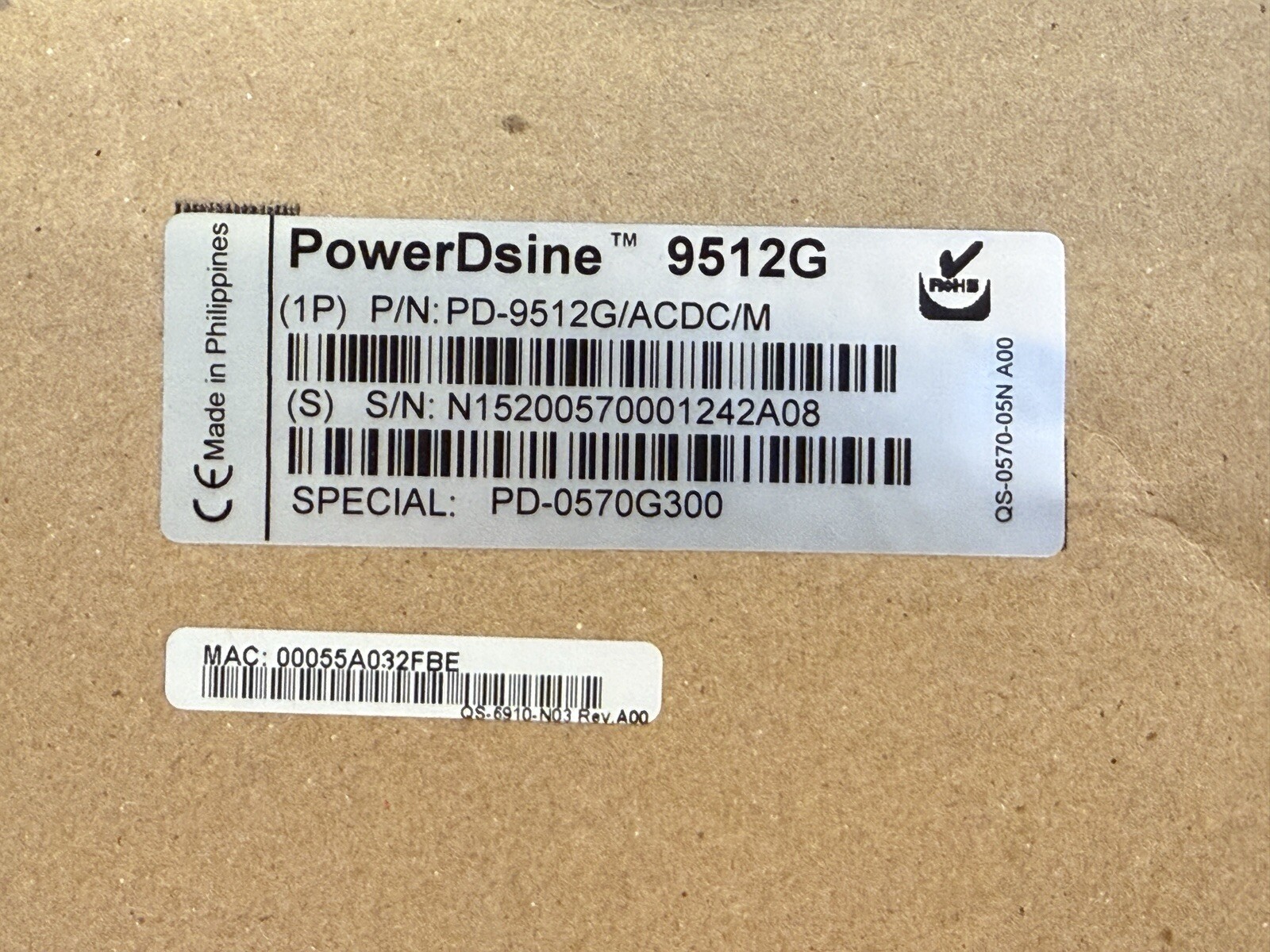 PowerDsine 9512G 12 Port POE Injector Brand New In box never Used!
