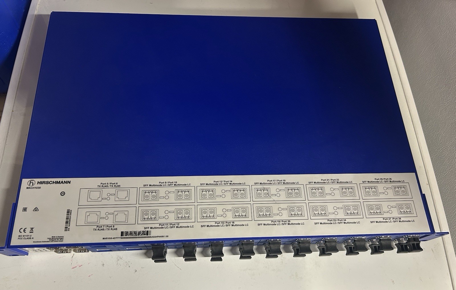 Hirschmann Mach1030 Industrial Gigabit Ethernet Rack Mount Switch