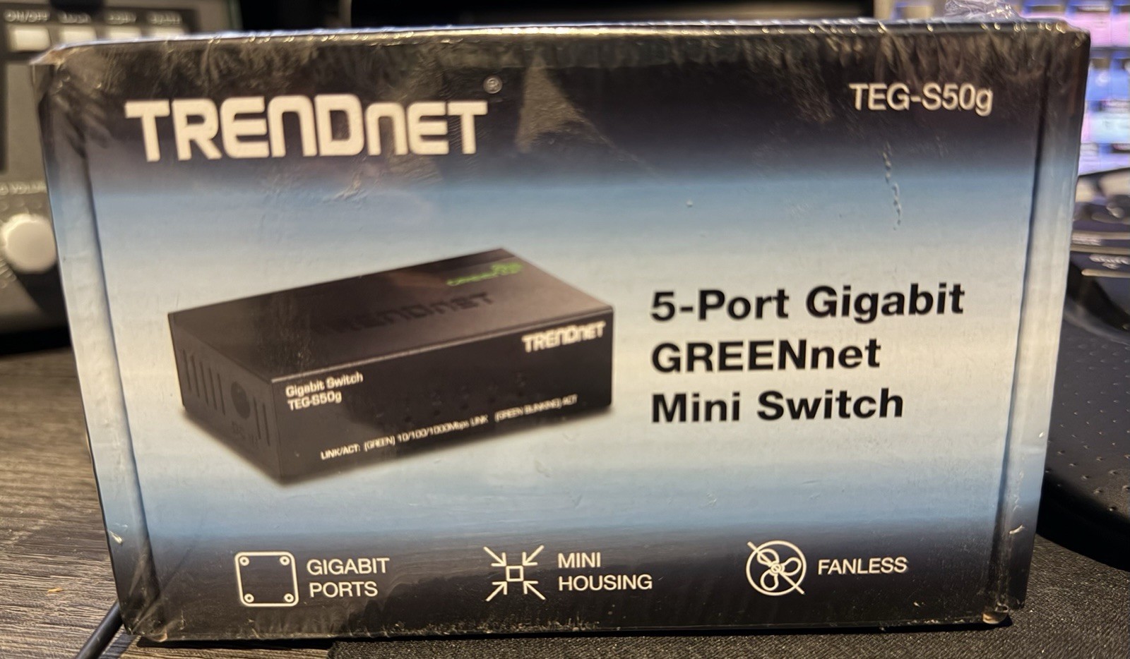 NEW! TRENDnet TEG-S50g 5-Port Gigabit GREENnet Mini Switch