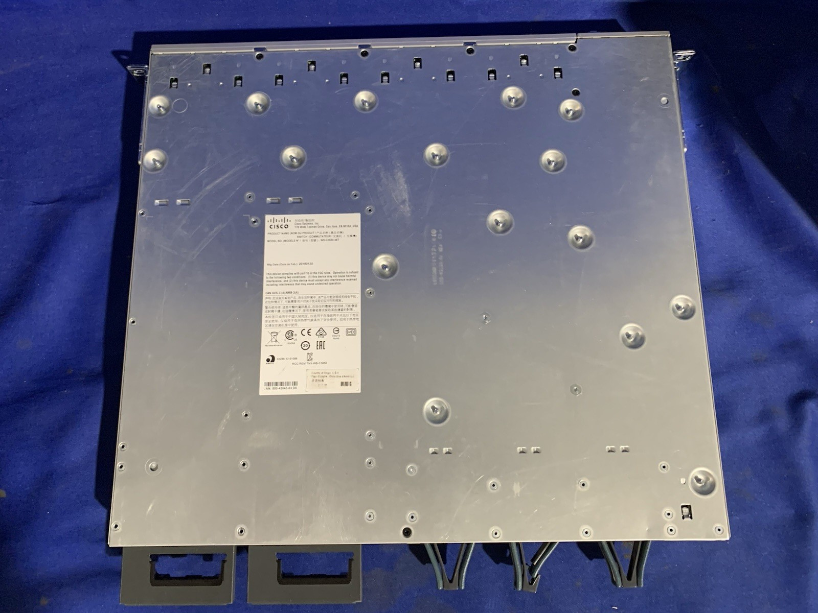 Cisco Catalyst WS-C3850-48P 48-Port PoE+ Switch C3850-NM-4-10G Network Module -2