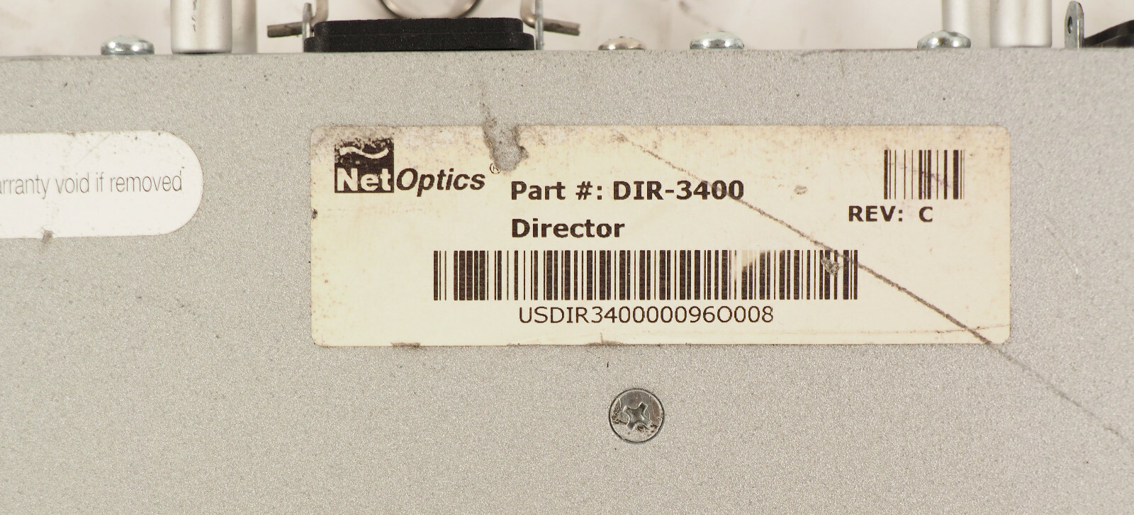 Net Optics Director DIR-3400 Data Monitoring Switch with one 631-1362-001 Module