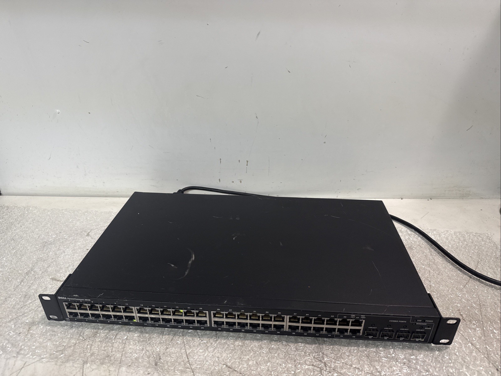 Dell PowerConnect 2848 Managed Gigabit 48 Port Network Switch w/ Rack Ears