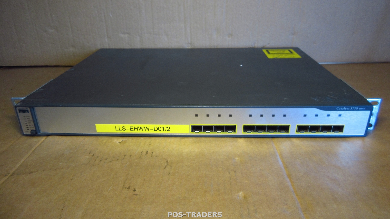 Cisco WS-C3750G-12S-E V06 GIGABIT 12-Port Gbit SFP Mini GBIC + RACK EARS Switch