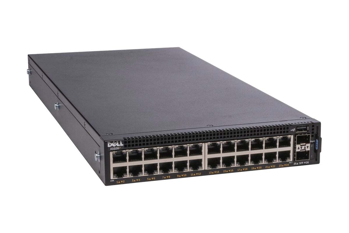 Dell Networking X1026P 1Gb PoE OS3 Switch | 1 Year Warranty