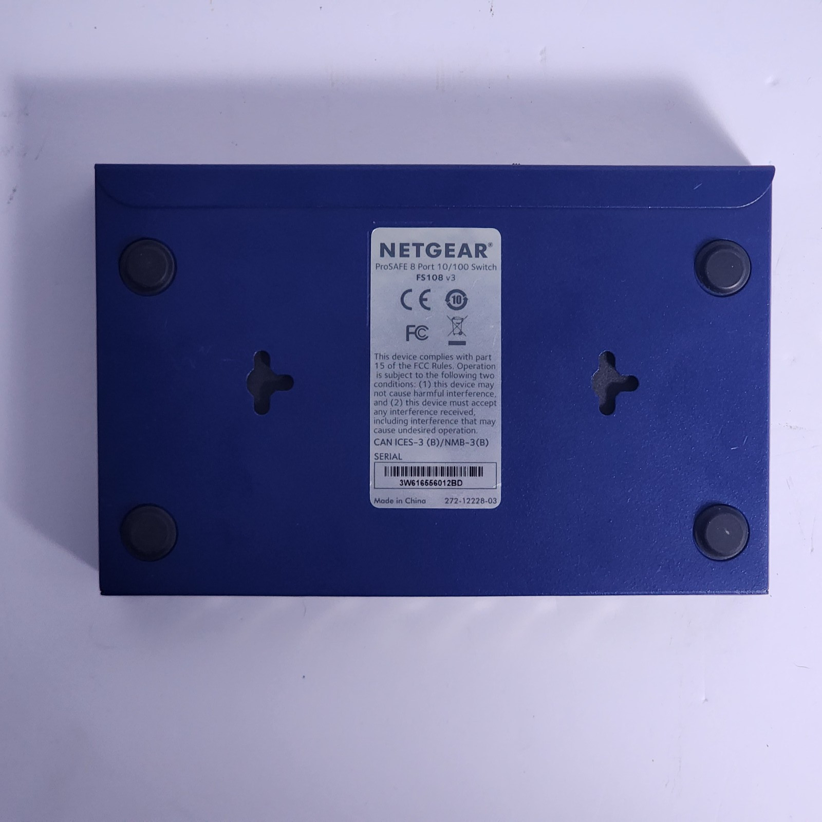 Netgear ProSAFE FS108 Fast Ethernet Switch based