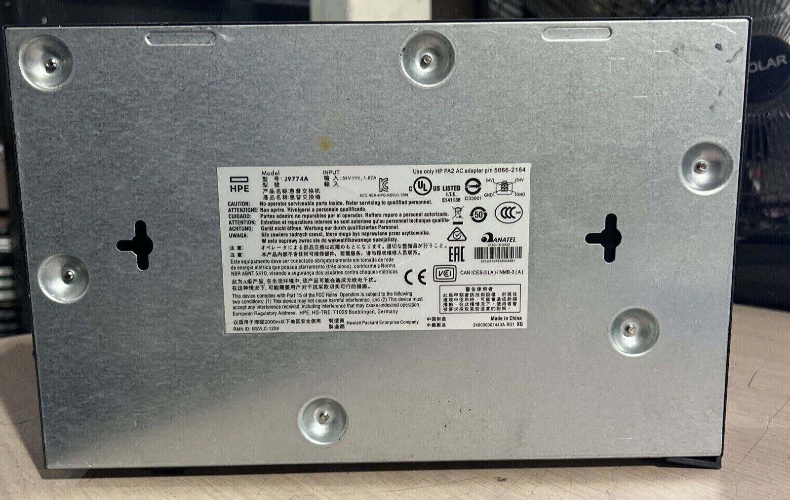 HP AUBA J9774A 2530-8G 8 PORT+ GIGABIT SWITCH