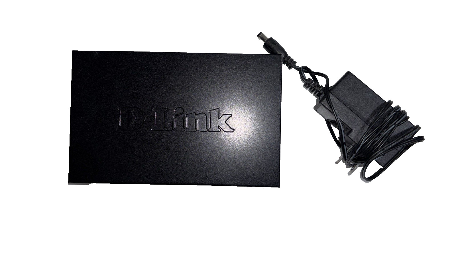 D Link DGS-108 8 Port Gigabit Ethernet Switch Metal Desktop w Power Adapter