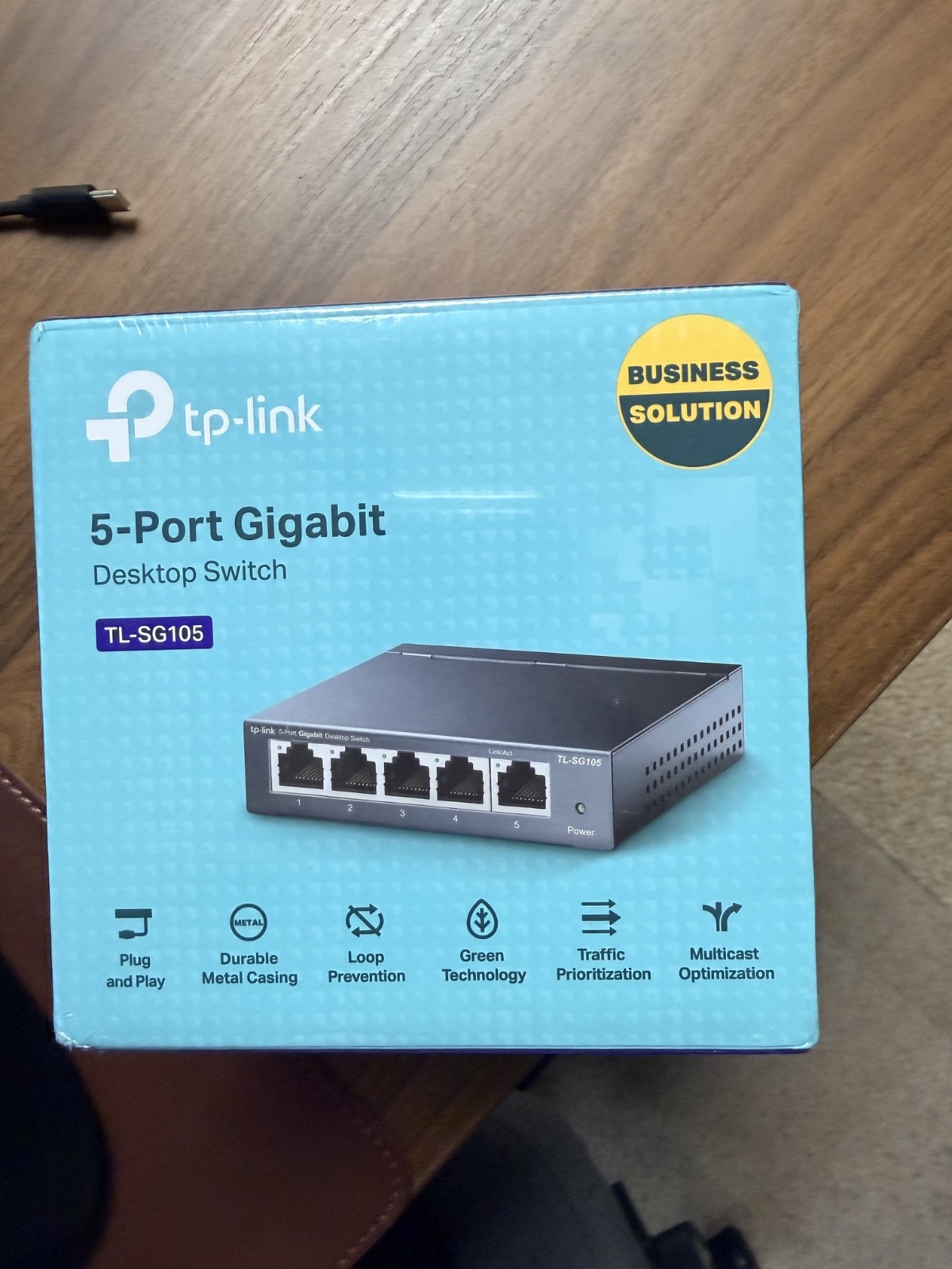 TP-Link TL-SG105E 5-Port Gigabit Easy Smart Switch – BRAND NEW
