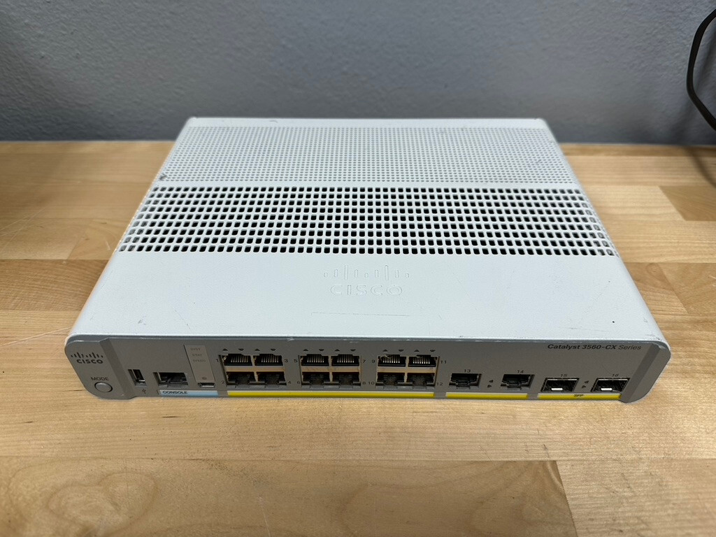 Cisco WS-C3560CX-12TC-S Compact Switch