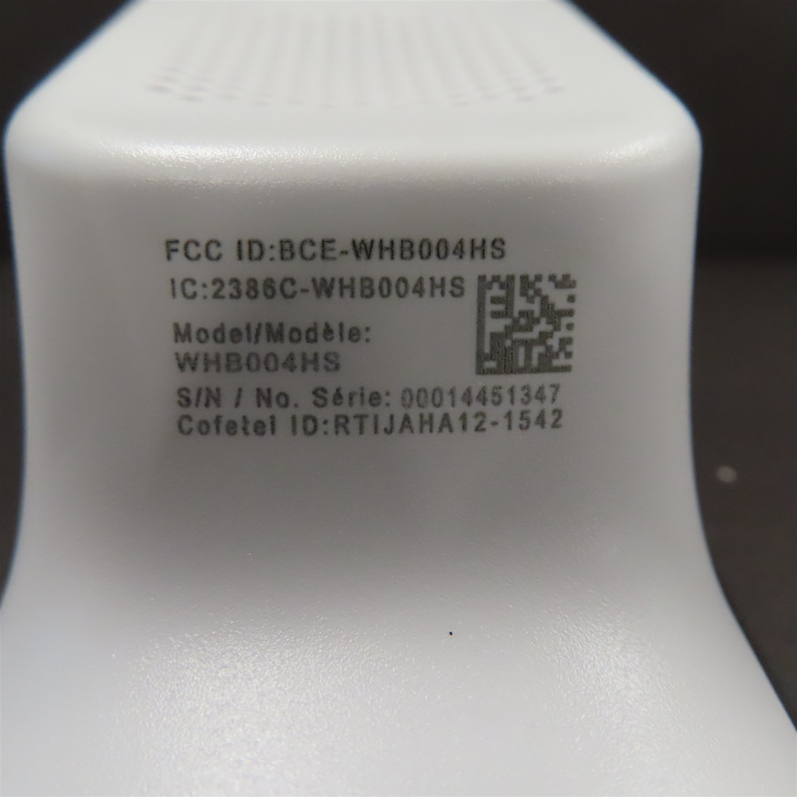 Jabra 450 SPAC-H450-W-US Cordless Light White DECT Cisco 450 WHB004-BS WHB004HS