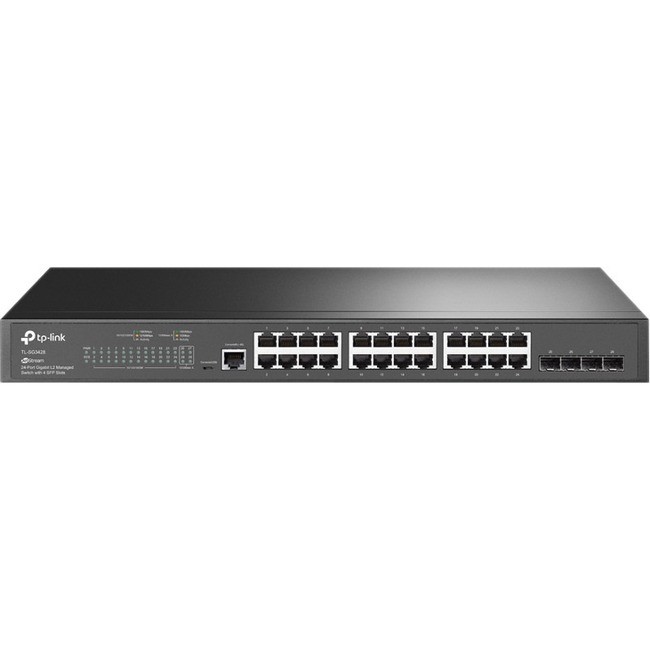 TP-Link TL-SG3428 24 Port Gigabit Switch with 4 SFP Slots Limited Lifetime