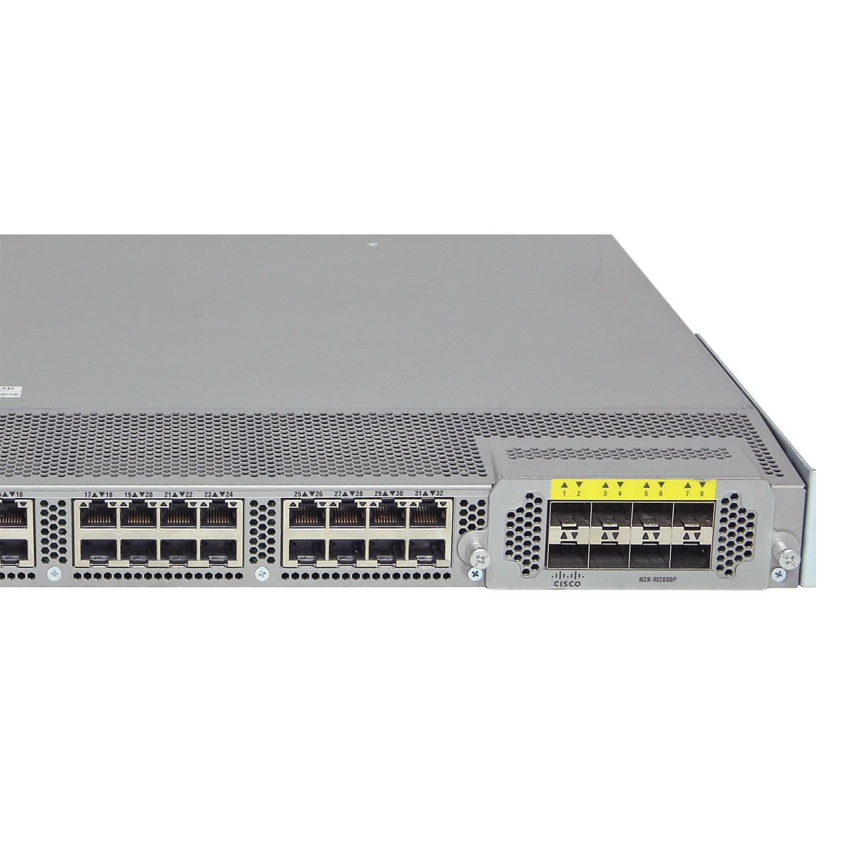 Cisco Nexus N2K-C2232TM-10GE 32Port 10GE Module N2K-M2800P Grey PSUs Rack Ears