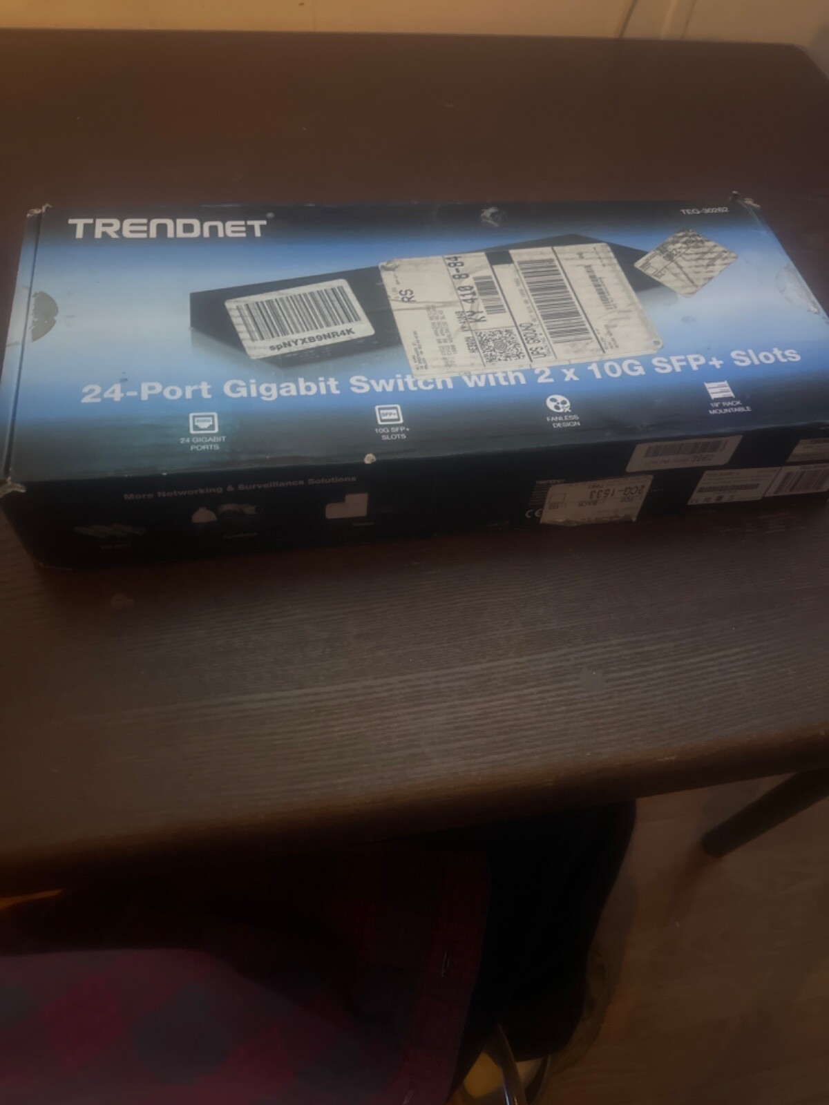 Trendnet TEG-30262 24-Port Gigabit Switch with 2 x 10G SFP+ Slots (fanless)