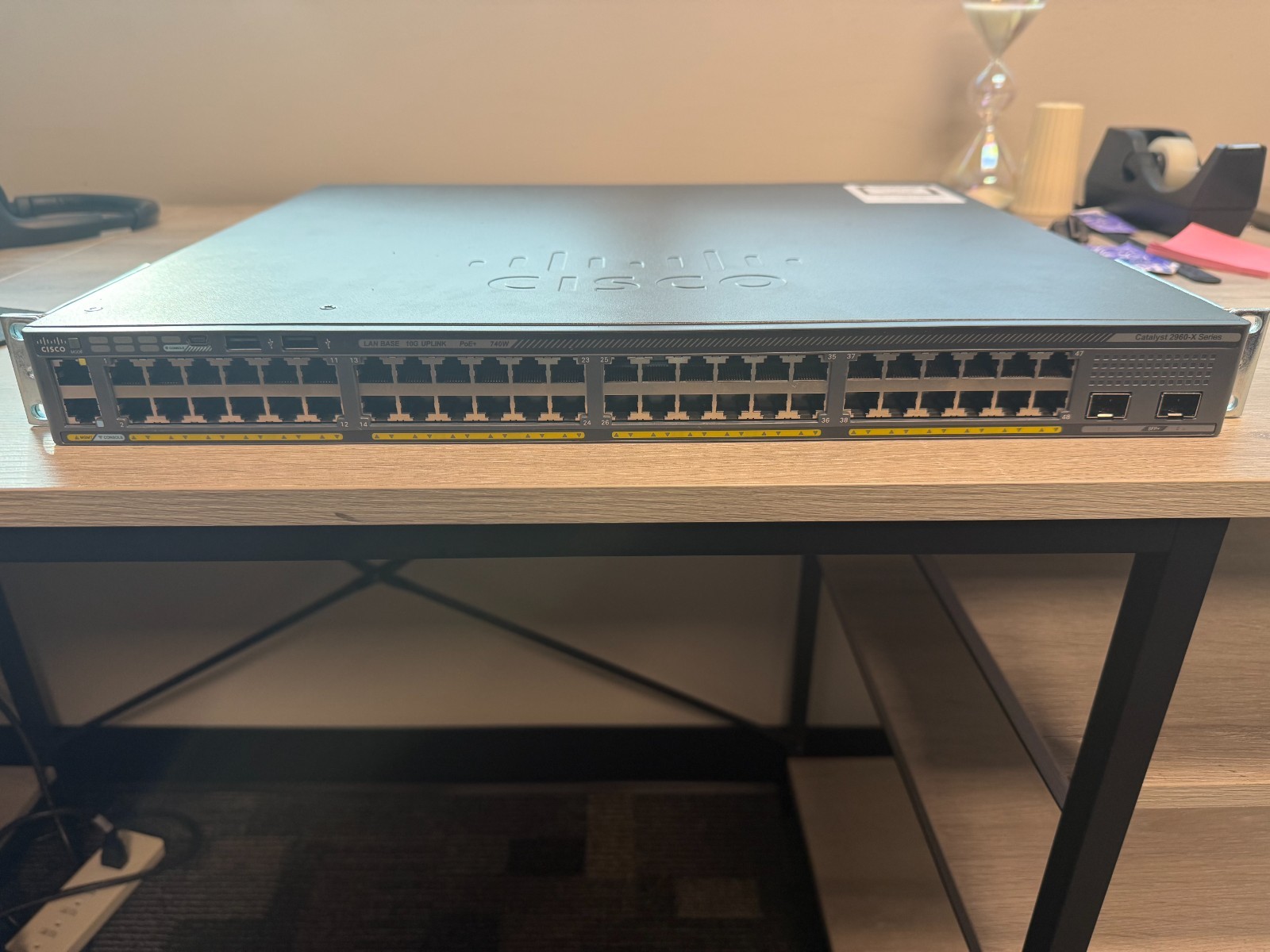 Cisco Network Switches (WS-C2960X-48FPD-L) 48 Port