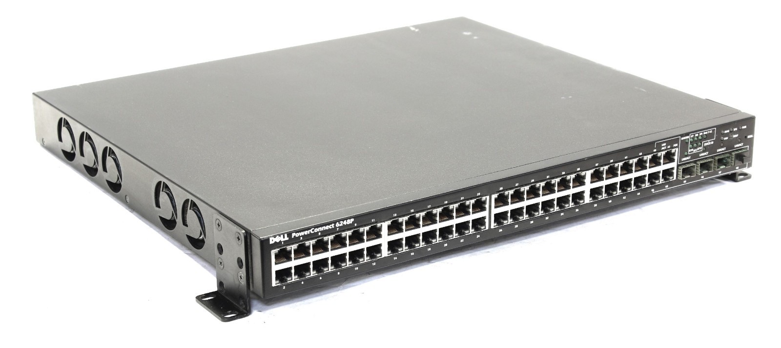 Dell PowerConnect 6248P 48-Port PoE+ Layer 3 Gigabit Ethernet Switch Mountable